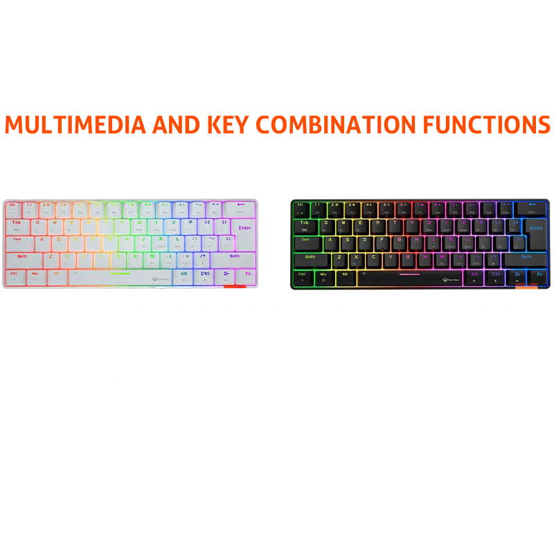 Dual Mode Bluetooth 60% Gaming Keyboard 18