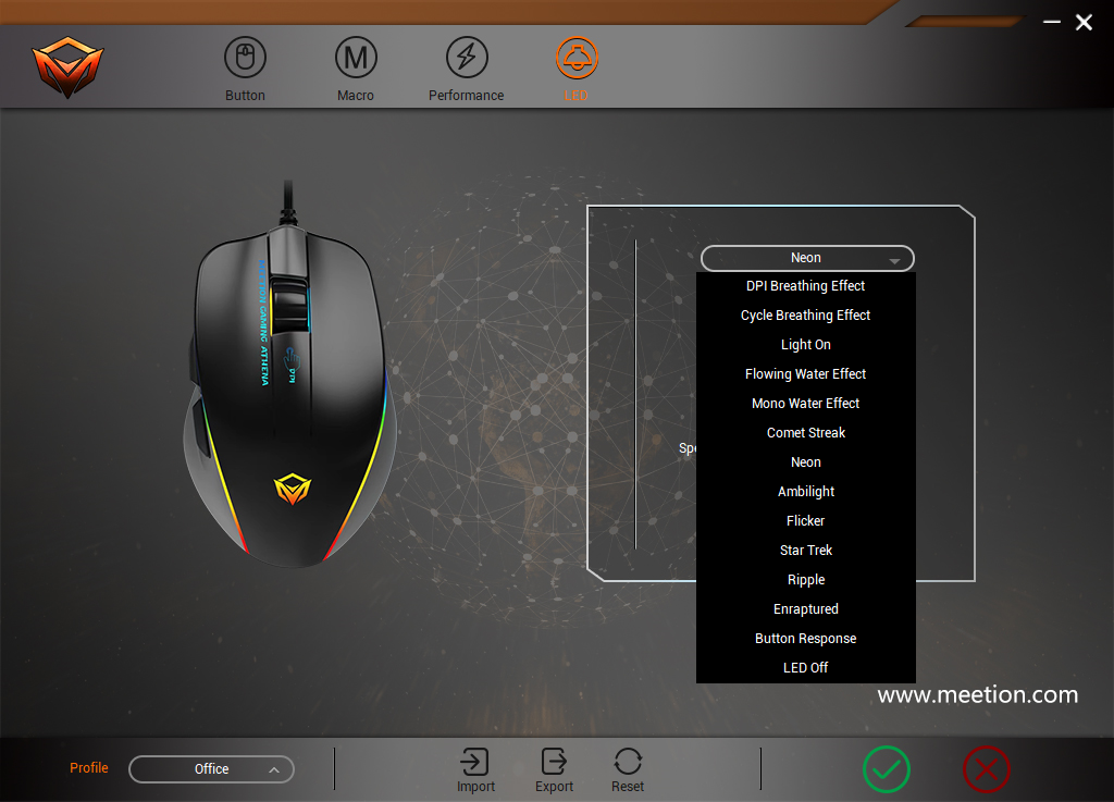GM230 Gaming Mouse Driver Software