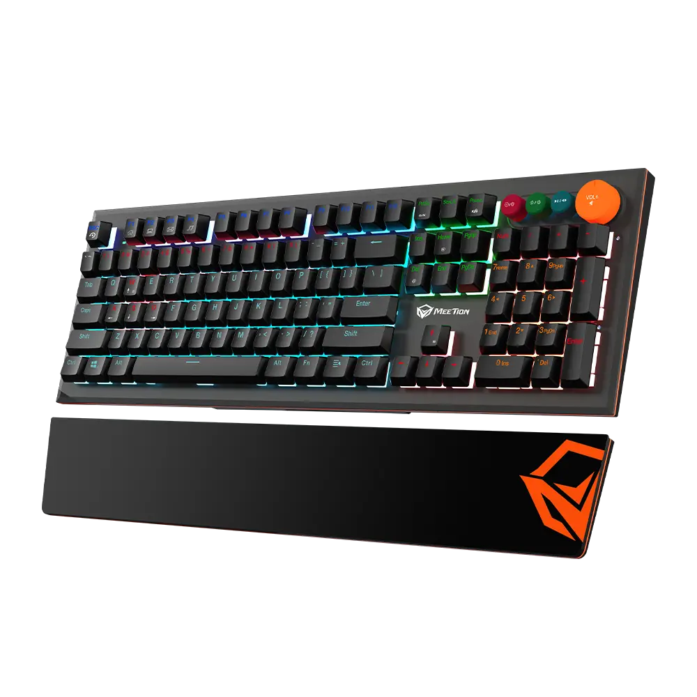Colorful Adjustable Rainbow Backlight Mechanical Gaming Keyboard 3