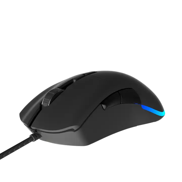 MEETION Mouse Gaming MT-M930 Con Sensore Ottico 2400 DPI - Cavo 1.5m, Design Ergonomico, Illuminazione LED