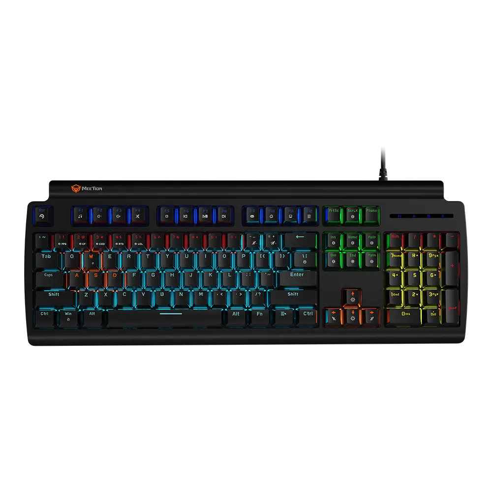 Rainbow Backlight Mechanical<br>Gaming Keyboard 17