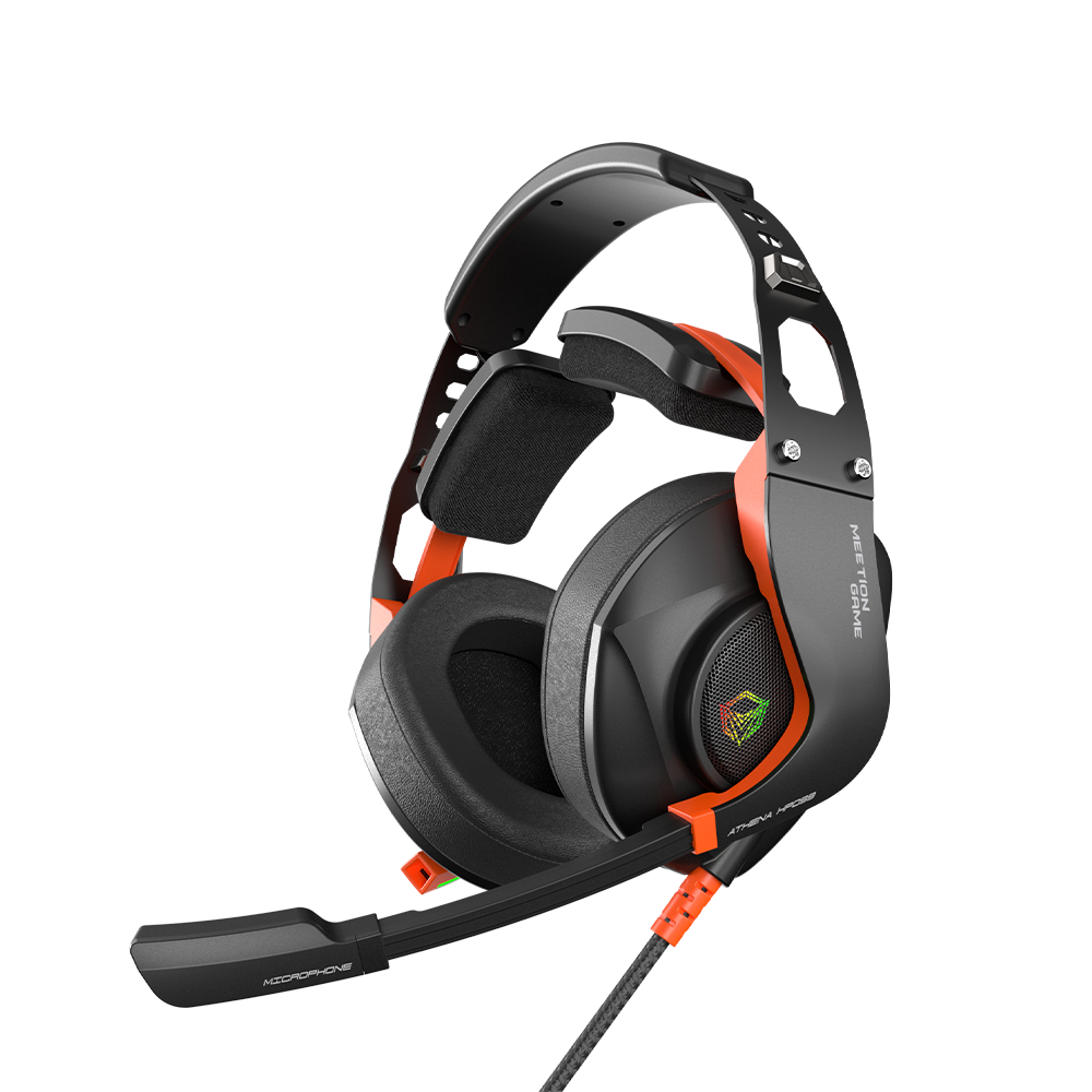 RGB BACKLIT BLACK GAMING HEADSET 1