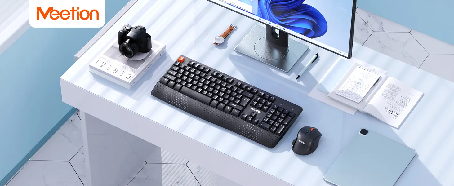Wireless Ergonomic Keyboard Mouse Combo 2