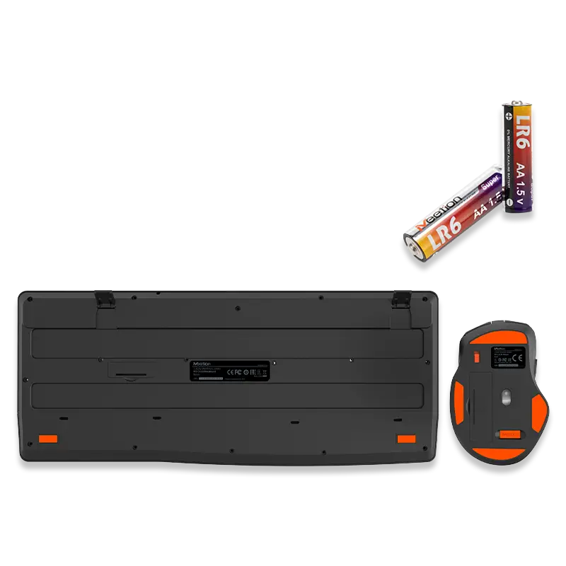 Wireless Ergonomic Keyboard Mouse Combo 17