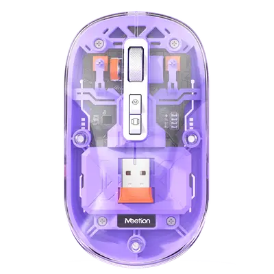 2.4g Kablosuz ve Bluetooth Çift Modlu Şeffaf Fare