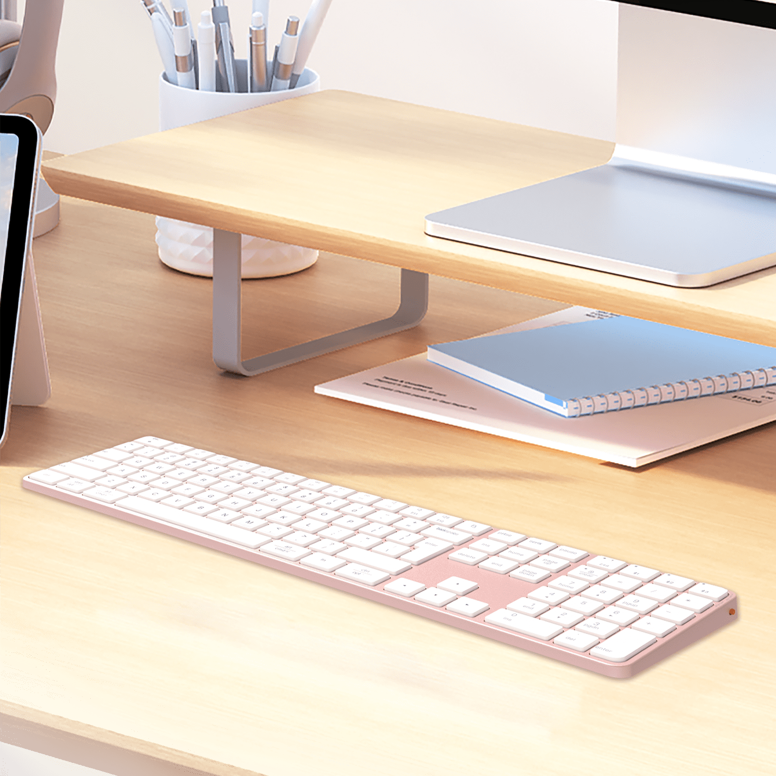 Full Keys Quite Slim Four Modes Keyboard for Mac - Meetion