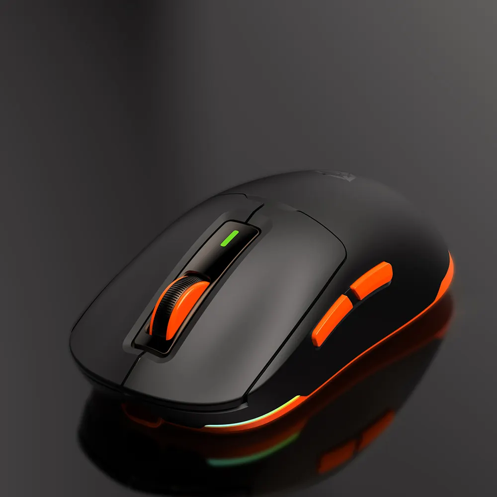 VersonTECH. Ratón Gamng con Cable hasta 2400 dp Ratón Ergonómco