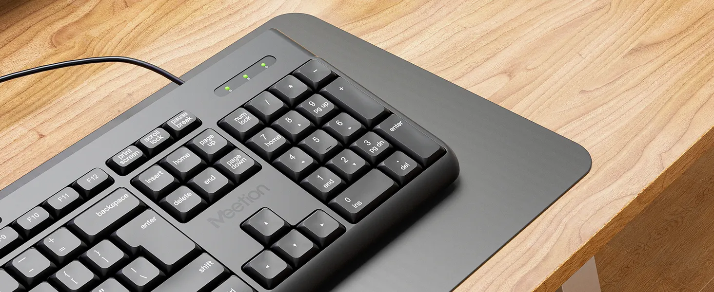 K295 Zero Noise, Durable Wired Office Keyboard