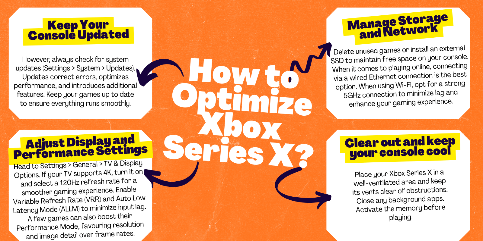 How to optimize Xbox Series X for low latency gaming.
