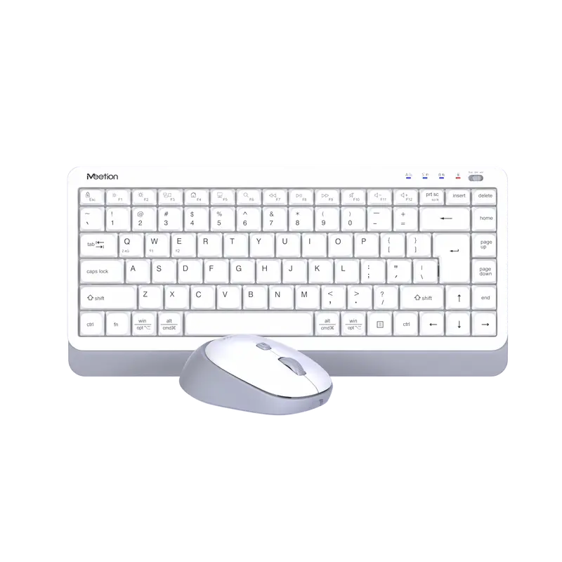 Kablosuz Çift Modlu Mini Ofis Klavye ve Fare Kombinasyonu