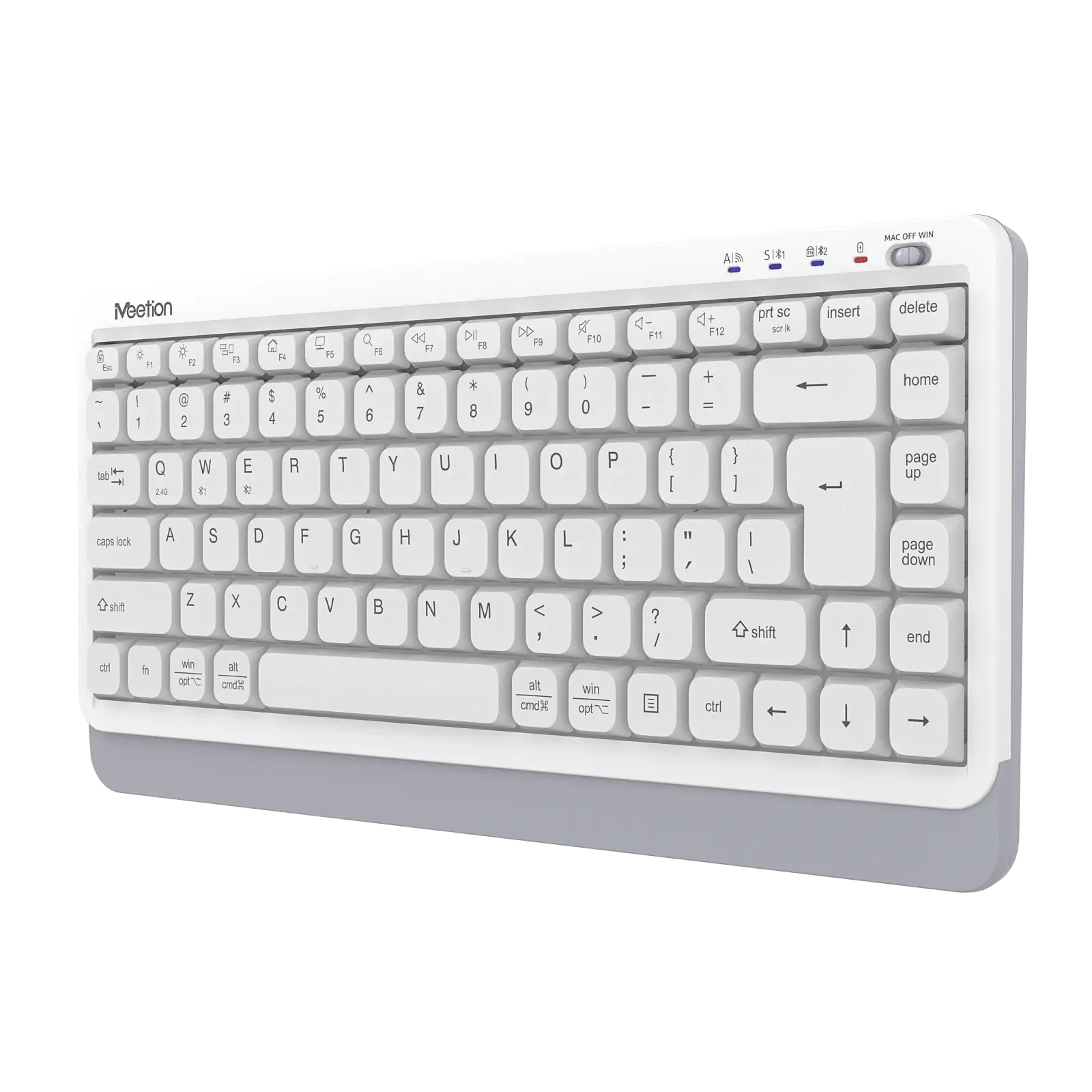 Clavier compact sans fil silencieux à double mode 1