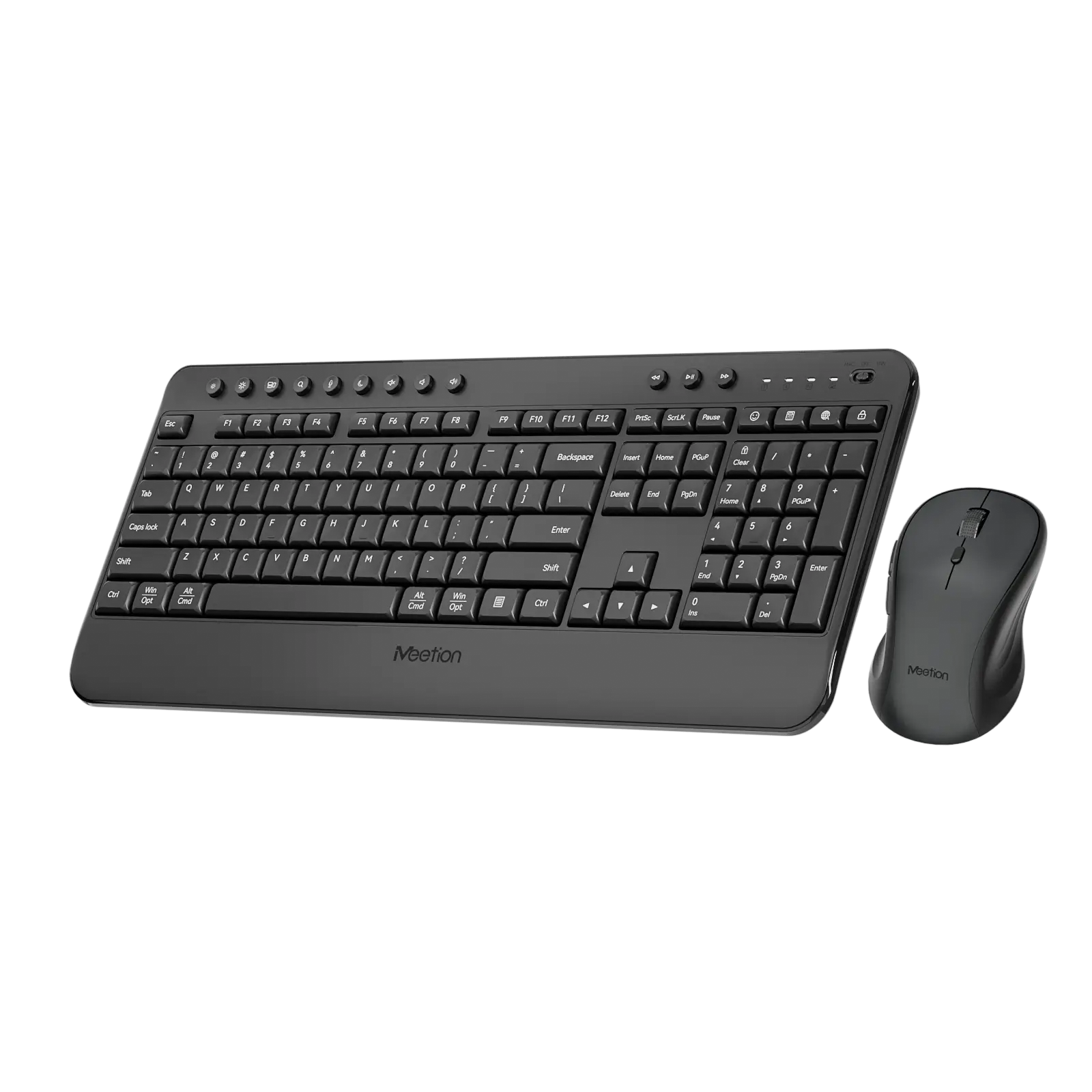 Ensemble clavier et souris sans fil minimaliste 1