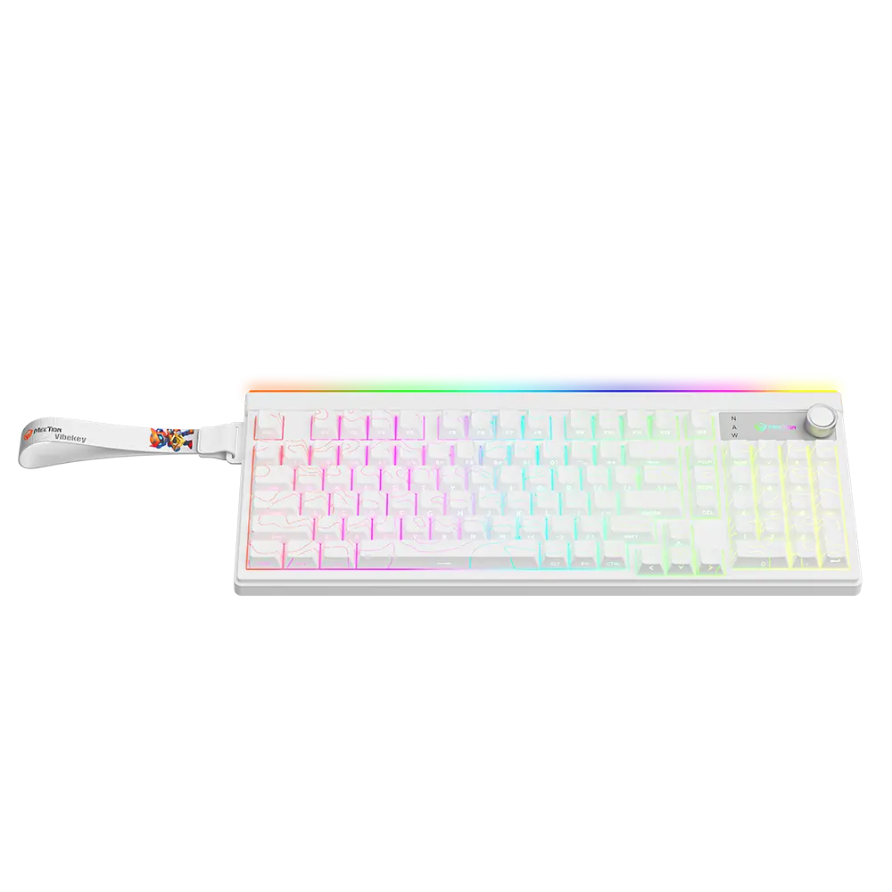 Teclado inalámbrico de membrana para juegos (98%) 1