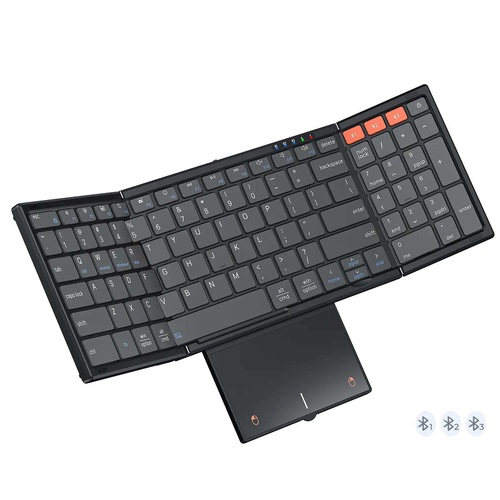 Full Size Foldable Bluetooth Keyboard 1