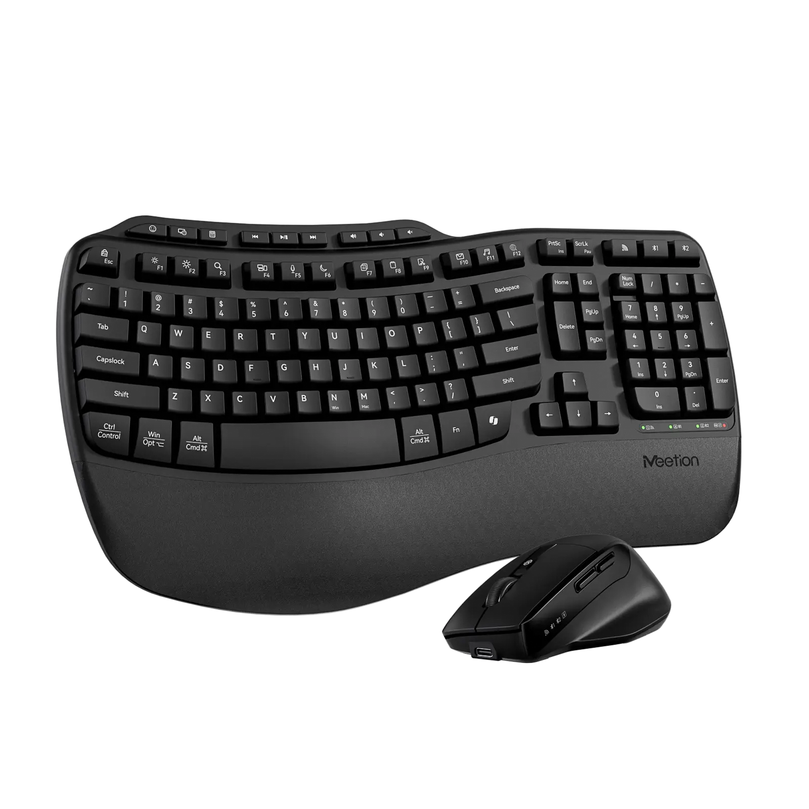 Ergonomik Kablosuz Klavye ve Fare Seti 1